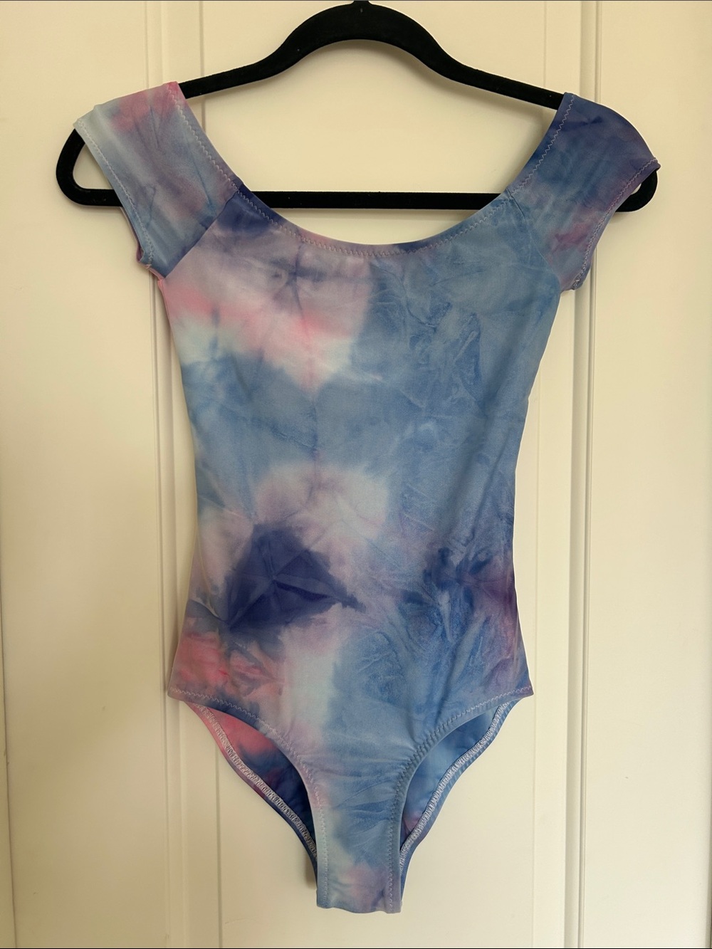 Chameleon Activewear Tie Dye Ballet Dance Leotard • cotton candy (SW2)